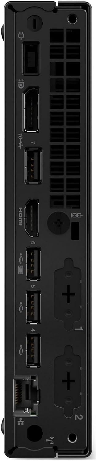 Lenovo ThinkCentre M75q Gen 5 Tiny Desktop with AMD Ryzen 7 PRO 8700GE Processor, 32GB DDR5 RAM, 1TB SSD, AMD Radeon 780M Graphics, WiFi 6, and Windows 11 Pro