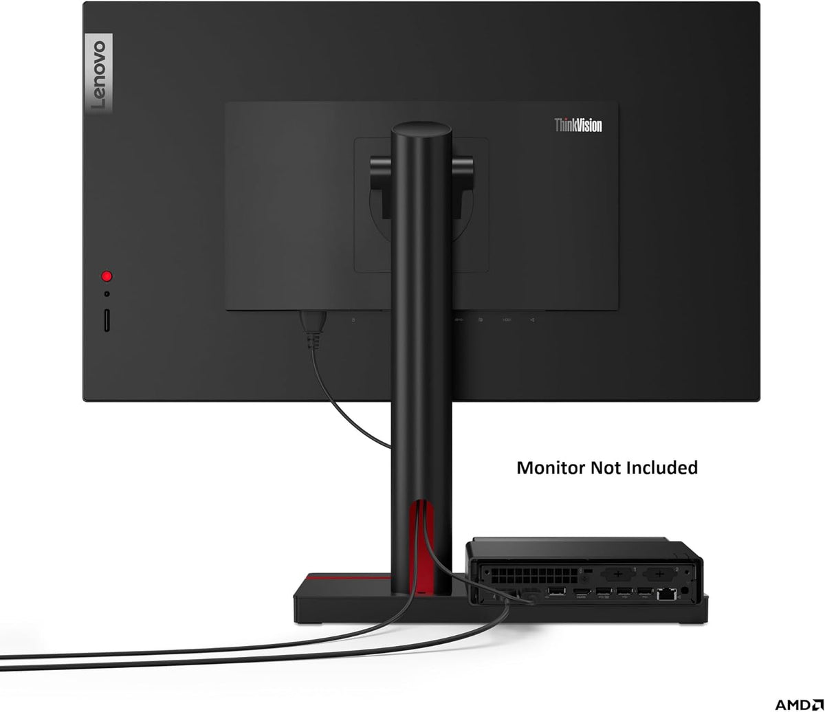Lenovo ThinkCentre M75q Gen 5 Tiny Desktop with AMD Ryzen 7 PRO 8700GE Processor, 32GB DDR5 RAM, 1TB SSD, AMD Radeon 780M Graphics, WiFi 6, and Windows 11 Pro