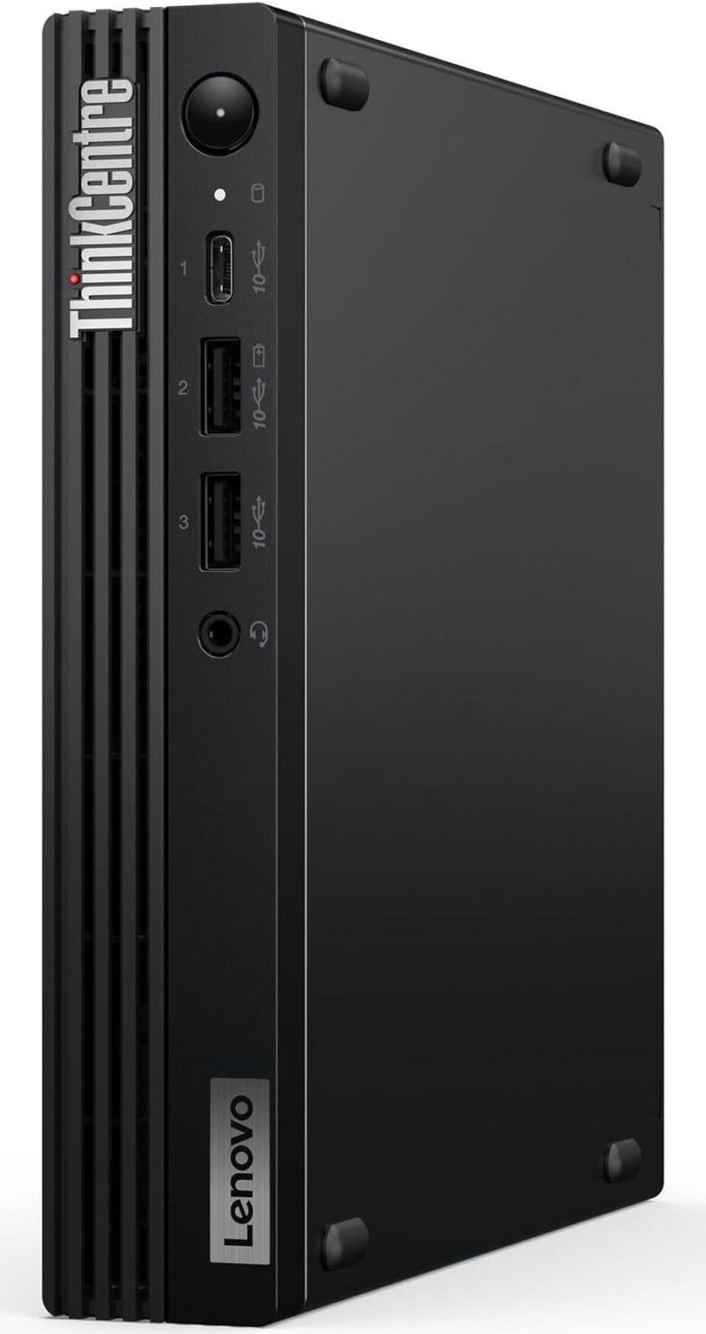 Lenovo ThinkCentre M75q Gen 5 Tiny Desktop with AMD Ryzen 7 PRO 8700GE Processor, 32GB DDR5 RAM, 1TB SSD, AMD Radeon 780M Graphics, WiFi 6, and Windows 11 Pro
