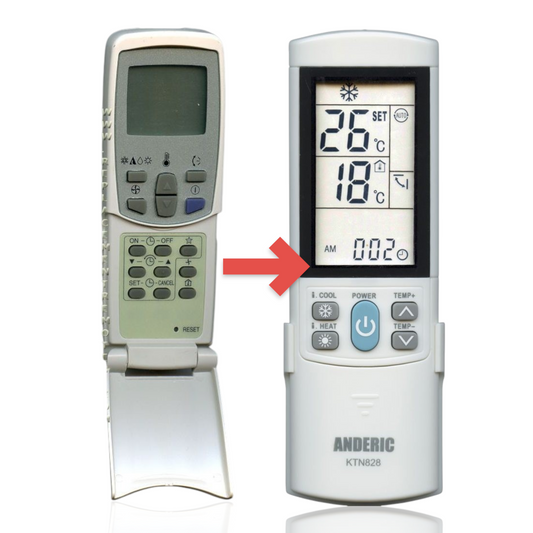 Anderic Substitute for LG 6711A20014D Air Conditioner Remote Control [KTN828]