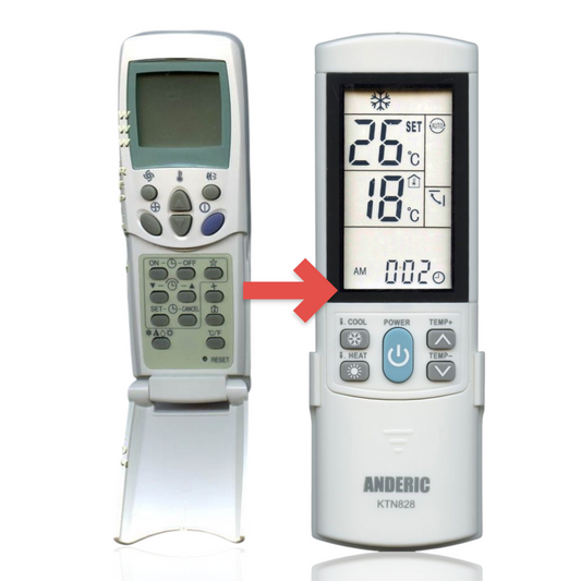 Anderic Substitute for LG 6711A20039N Air Conditioner Remote Control [KTN828]