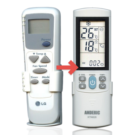 Anderic Substitute for LG 6711A20103J Air Conditioner Remote Control [KTN828]