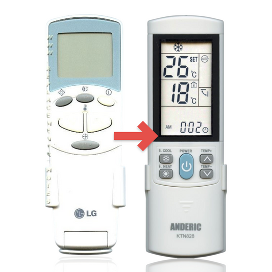 Anderic Substitute for LG 6711A20128A Air Conditioner Remote Control [KTN828]