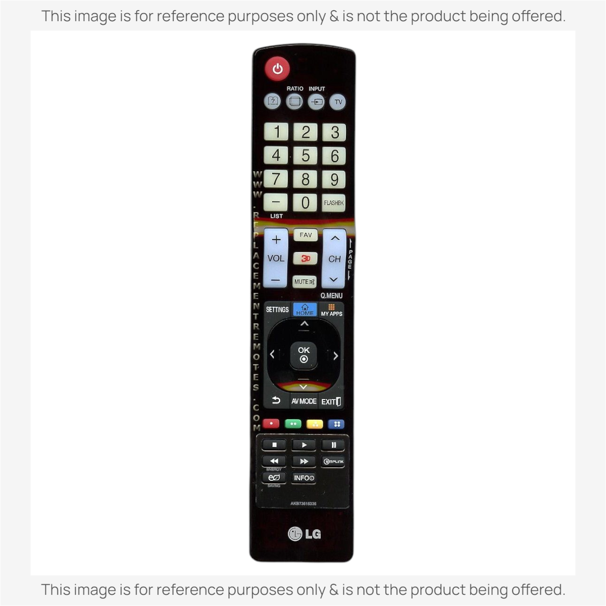 Anderic Substitute For LG AGF76578719 TV Remote Control [RR5501]