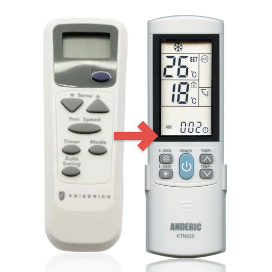 Anderic Substitute for LG AKB73015701 Air Conditioner Remote Control [KTN828]