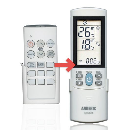 Anderic Substitute for LG AKB73795706 Air Conditioner Remote Control [KTN828]