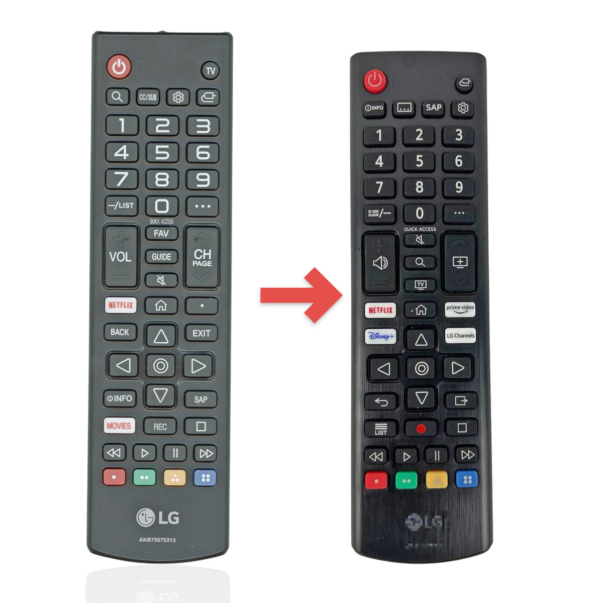 Substitute for LG AKB75675313 IR Smart TV Remote Control [AKB76040302]