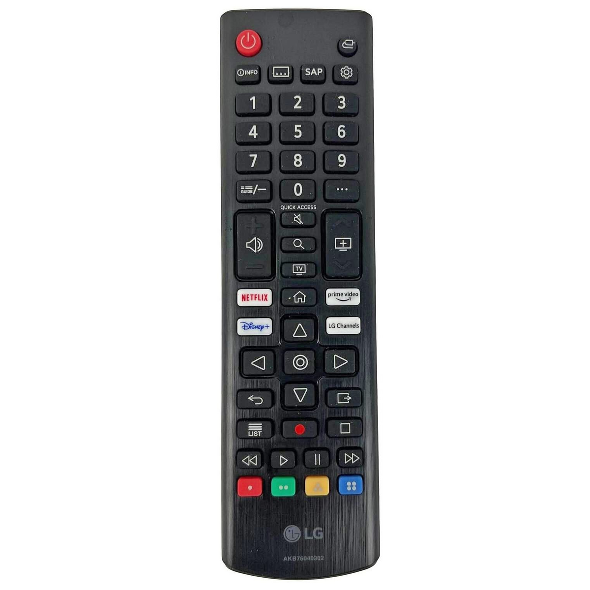 Substitute for LG AKB75675313 IR Smart TV Remote Control [AKB76040302]