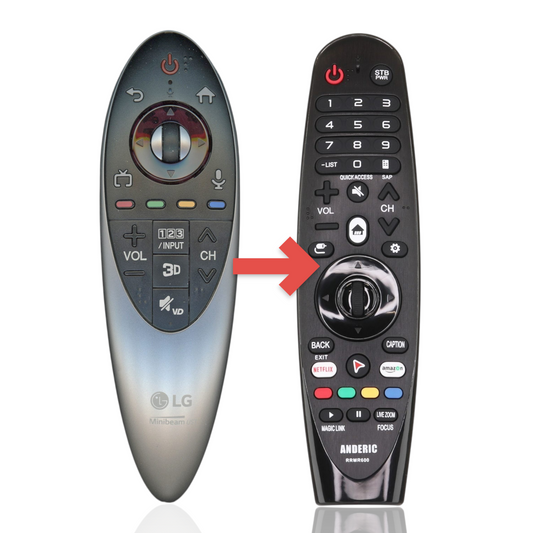 Anderic Substitute For LG ANMR500G MAGIC TV Remote Control [RRMR600,NO VOICE]