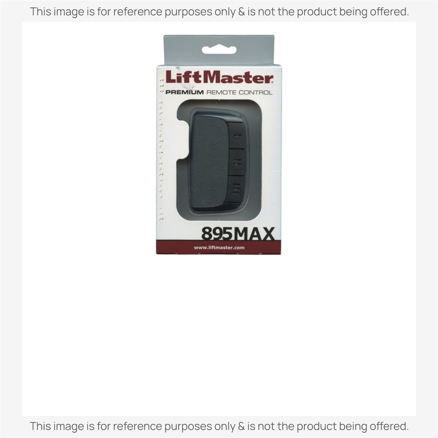 Substitute for LiftMaster 895MAX 3-Button Visor 315 MHz Garage Door Opener Remote Control [375UT-3button]