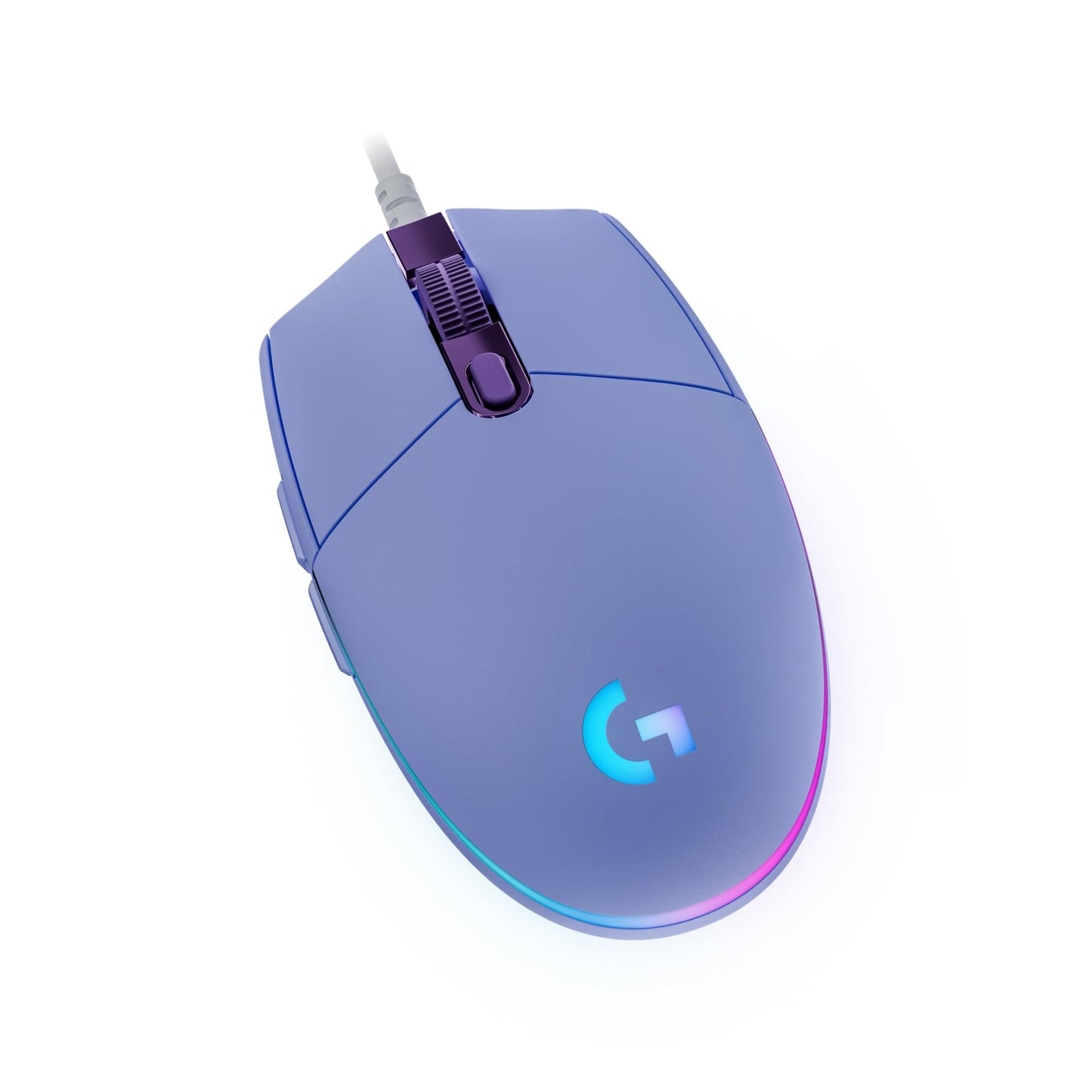 Logitech G203 Wired Gaming Mouse, 8,000 DPI, Rainbow Optical Effect LIGHTSYNC RGB, 6 Programmable Buttons, On-Board Memory, Screen Mapping, PC/Mac Computer and Laptop Compatible - Black
