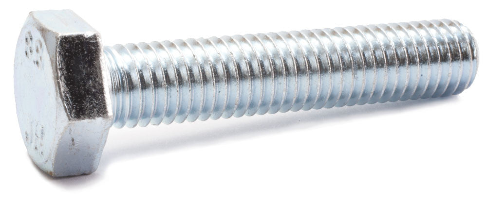 M8-1.25 x 35 Hex Cap Screw 8.8 DIN 933 Zinc Plated (Fully Threaded)