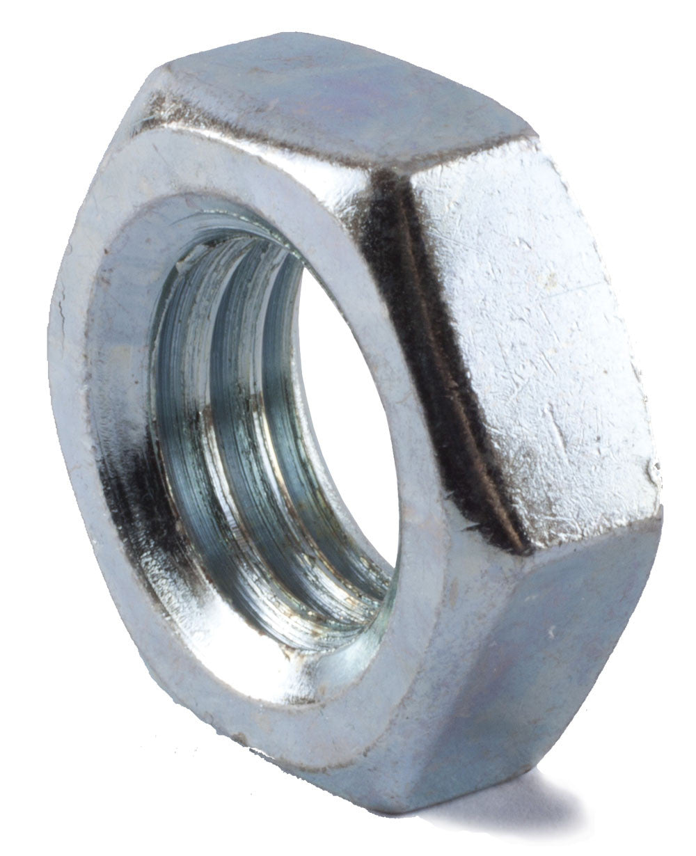 7/16-14 Hex Jam Nut Zinc Plated