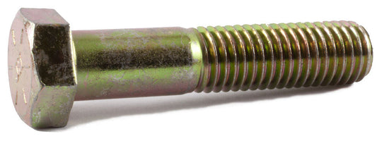 5/8-18 x 1 Grade 8 Hex Cap Screw Yellow Zinc Plated