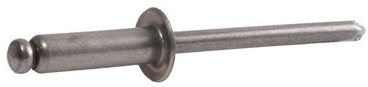 3/16 x 1/4 - 3/8 SSB66 Button SS Riv / Steel Man (5000)