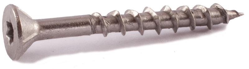 #8 x 2 1/2 Simpson Flat-Head Deck-Drive™ DWP Wood Screws 305 Stainless Steel (T20) - Box (5 lb. - 510)