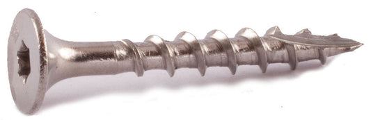 10 x 3 1/2 Star Flat Decking Screw w/ Nibs 305 Stainless Steel Type 17
