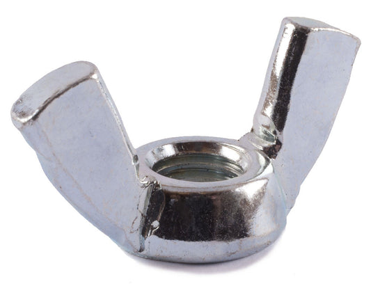 1/4-20 Wing Nut Cold Forged Type A Zinc Plated