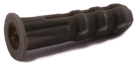 8-10-12 x 1 Ribbed Plastic Anchor Nylon Gray
