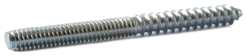 1/4-20 x 4 Hanger Bolt Fully Threaded Zinc Plated