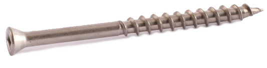 7 x 2 1/4 Simpson Trim-Head Wood Decking Screws - Square Drive 305 SS - Deck Pack (350)