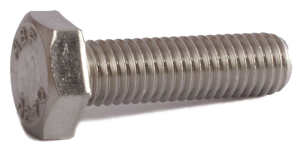 M10-1.50 x 30 Hex Cap Screw DIN 933 A2 (18-8) Stainless Steel