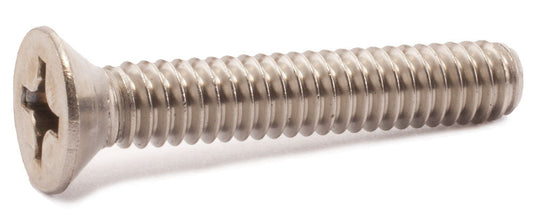 12-24 x 1/2 Phillips Flat Machine Screw 18-8 SS