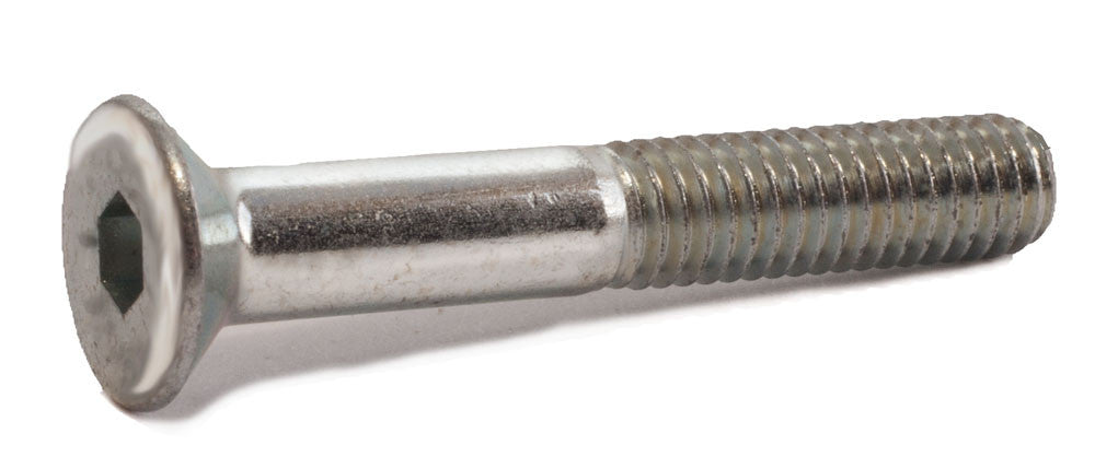 M12-1.75 x 25 Flat Socket Cap Screw 12.9 DIN 7991 Zinc Plated