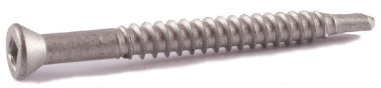 7 x 1 5/8 Simpson Trim-Head Self-Drilling Siding Screw - Square Drive 410 SS - Box (100)