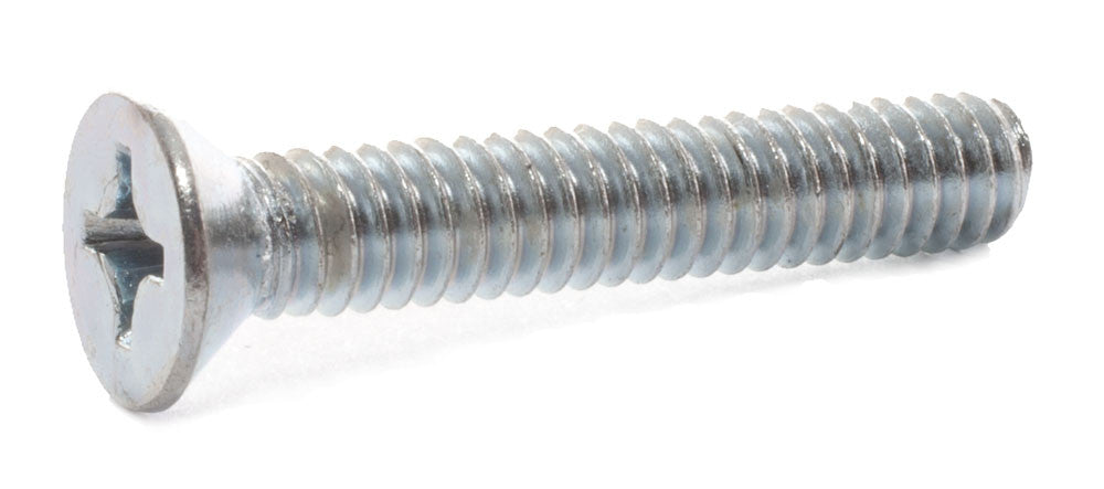 10-32 x 1 1/4 Phillips Flat Machine Screw Zinc