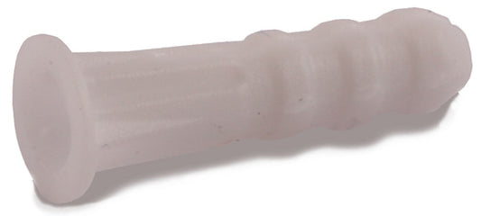 14-16 x 1 1/4 Ribbed Plastic Anchor Nylon White