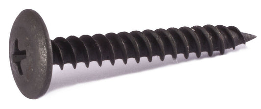 8 x 1 1/4 Phillips Modified Truss K-Lath Screw Black Oxide