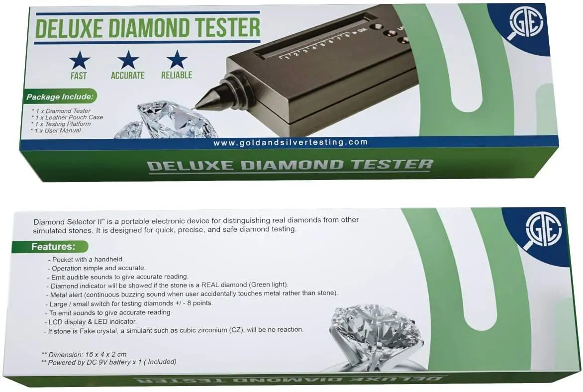 Gold, Silver, Platinum & Diamond Testing Kit JSP Acid & Digital Tester for Diamonds Moissanites and Gemtstones
