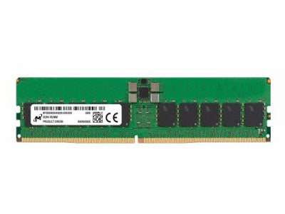 Micron 32GB DDR5-5600 RDIMM Server Memory, 1Rx4 CL46 (MTC20F1045S1RC56BR)