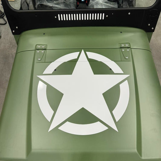 Military Star Roxor Hood Decal