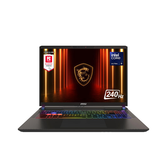 msi Vector 16 HX AI 16” 144Hz FHD+ Gaming Laptop: Intel Core Ultra 7-255HX, NVIDIA Geforce RTX 5070Ti, 16GB DDR5, 512GB NVMe SSD, Thunderbolt 5, Wi-Fi 6E, Win 11 Home: Cosmo Gray A2XWHG-212US