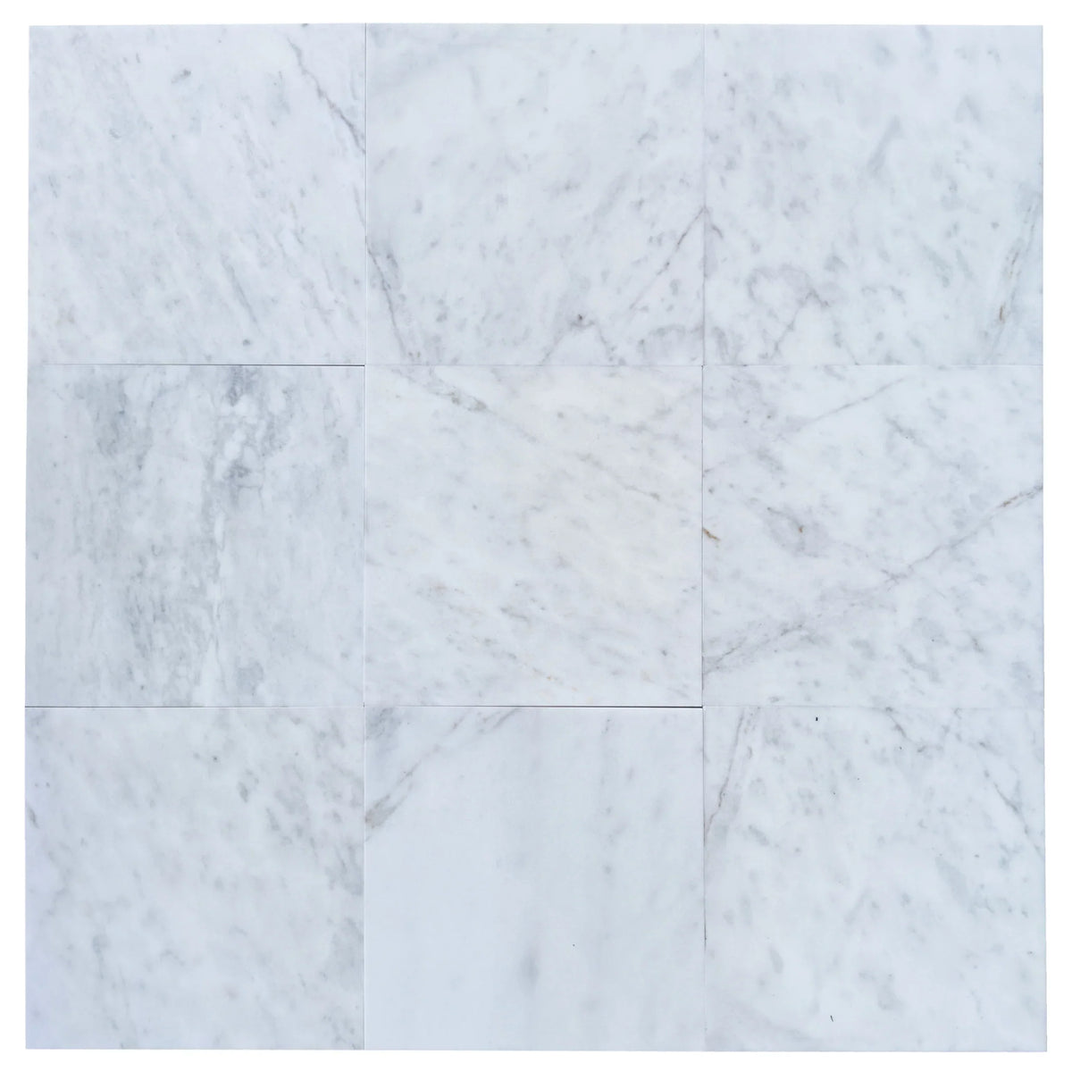 Mugla White Marble Tiles Polished Floor and Wall Tile