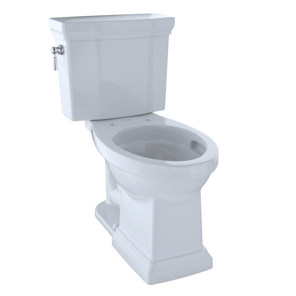TOTO Promenade II Two-Piece Elongated 1.28 GPF Toilet, Cotton White, CST404CEFG#01