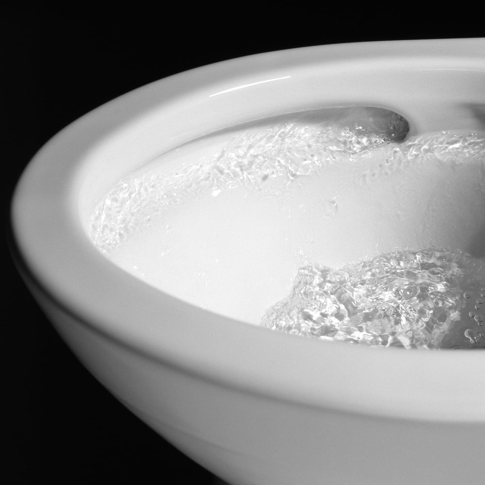 TOTO Drake Washlet+ Two-Piece 1.28 GPF Toilet with C5 Bidet Seat, 10" Rough-In, Cotton White