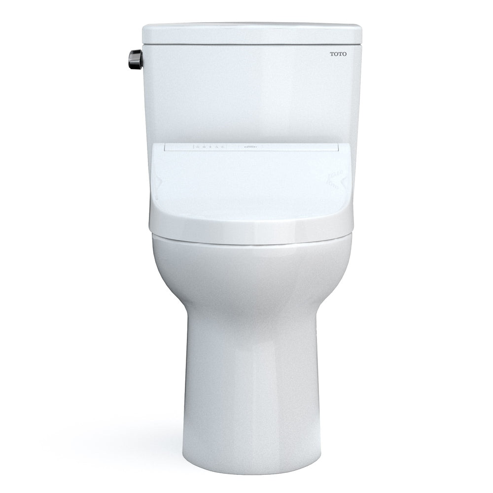 TOTO Drake Washlet+ Two-Piece 1.28 GPF Toilet with C5 Bidet Seat, 10" Rough-In, Cotton White