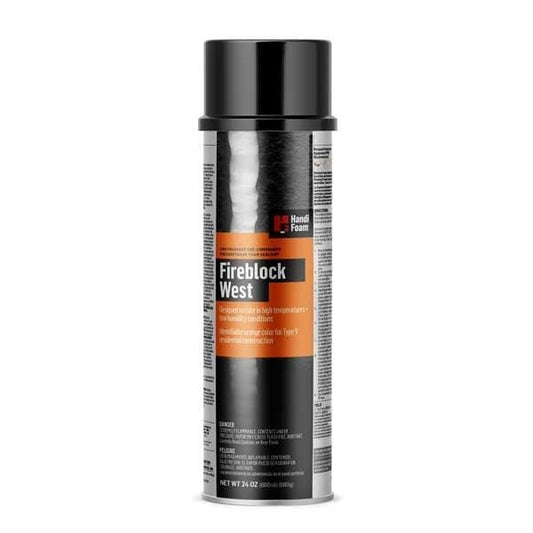 HandiFoam Fireblock West Gun Foam Sealant 24 OZ (680G)(12 cans per case)
