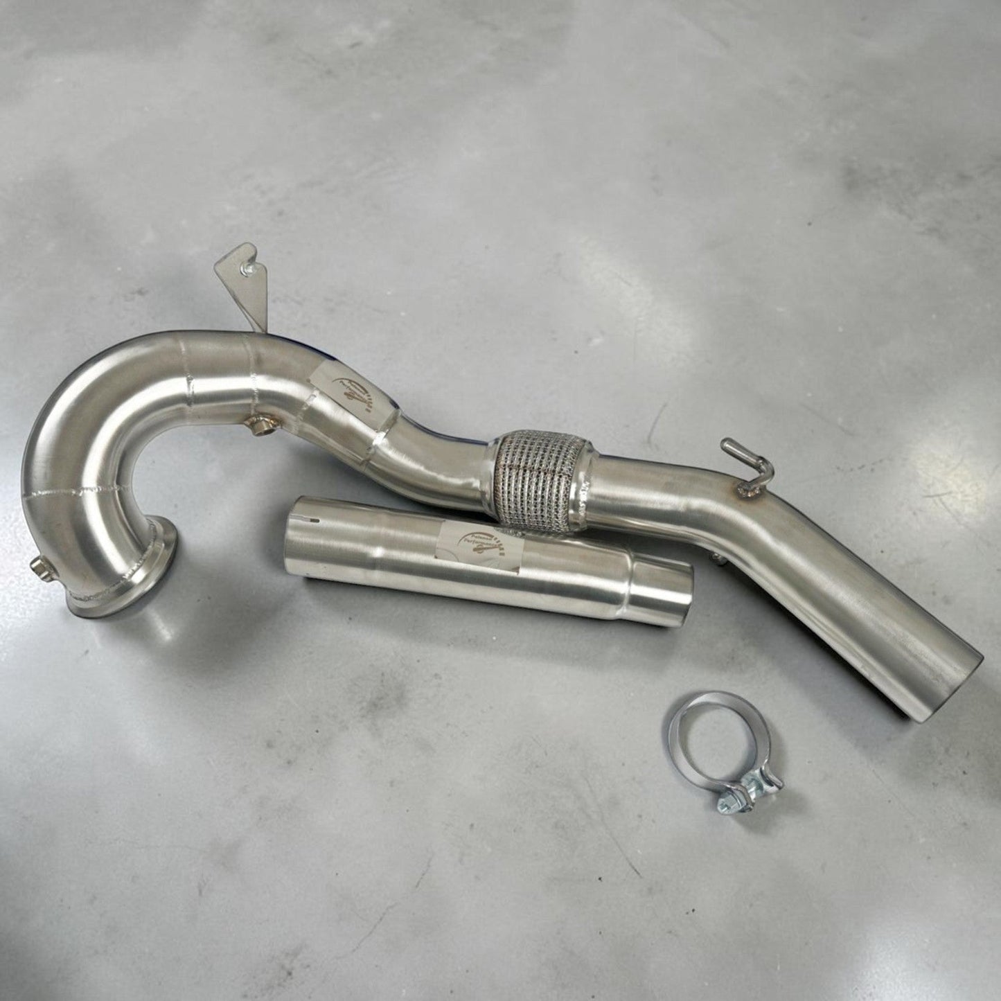 FWD Audi 8Y A3 Race Downpipe & VW MK8 GTI Race Downpipe - Palenon Performance