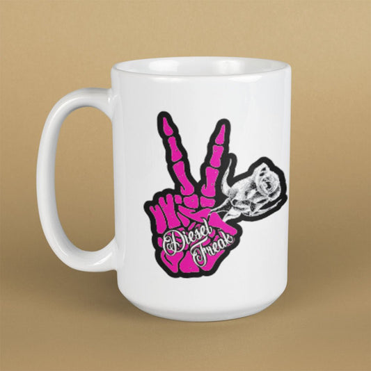 Peace Roses 15oz Coffee Cup