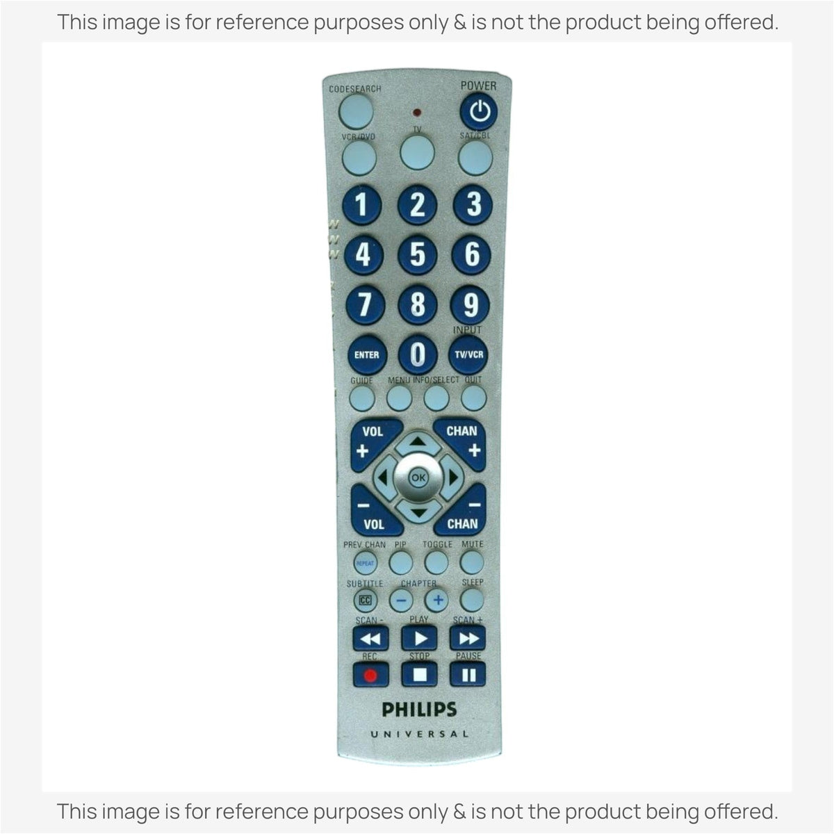 Anderic Substitute for Philips CL035 3-Device Universal Remote Control [RRU401]
