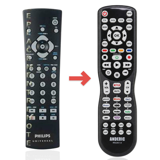 Anderic Substitute for Philips PM310 3-Device Universal Remote Control [RRU401]