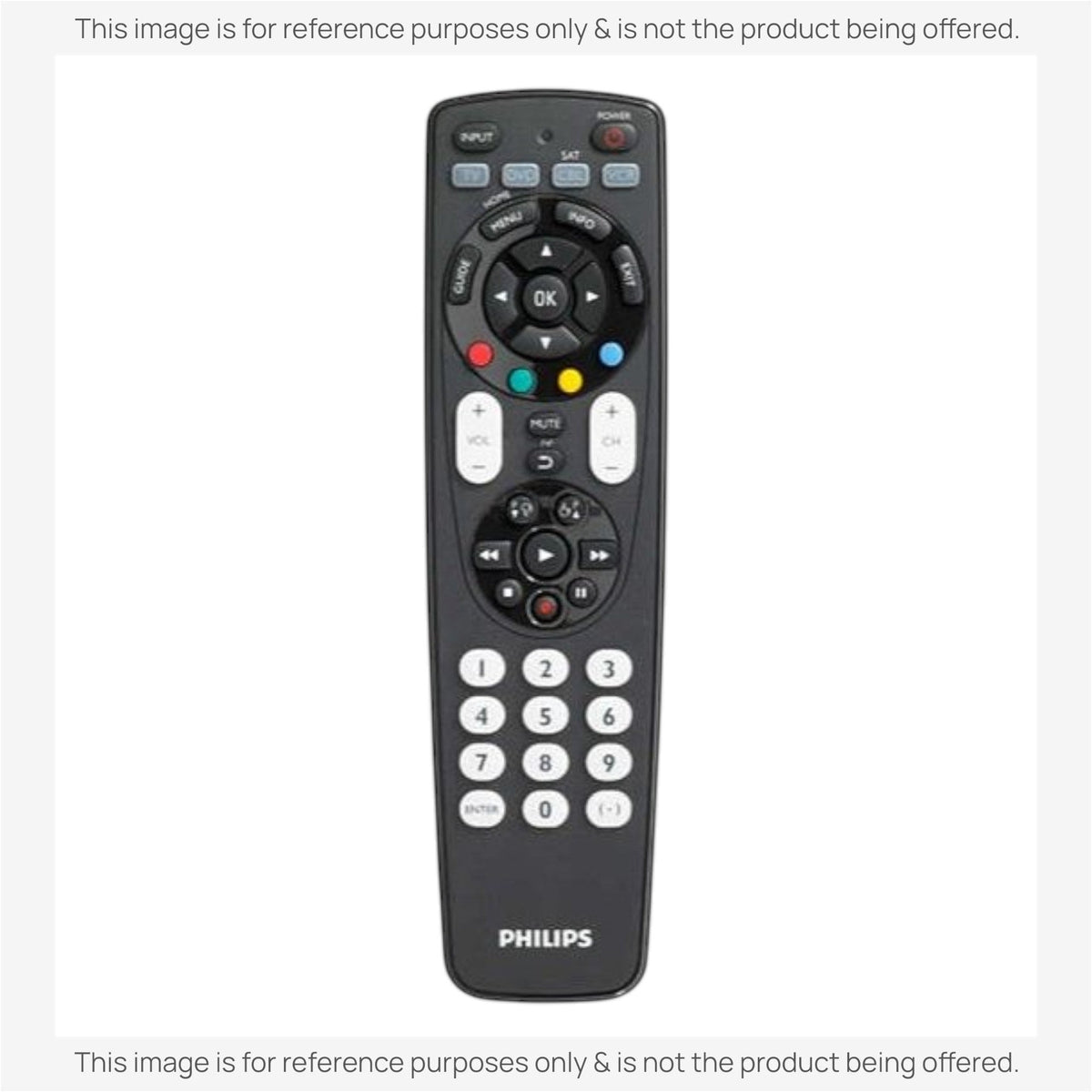 Anderic Substitute for Philips SRP4004WM/17 4-Device Universal Remote Control [RRU401]
