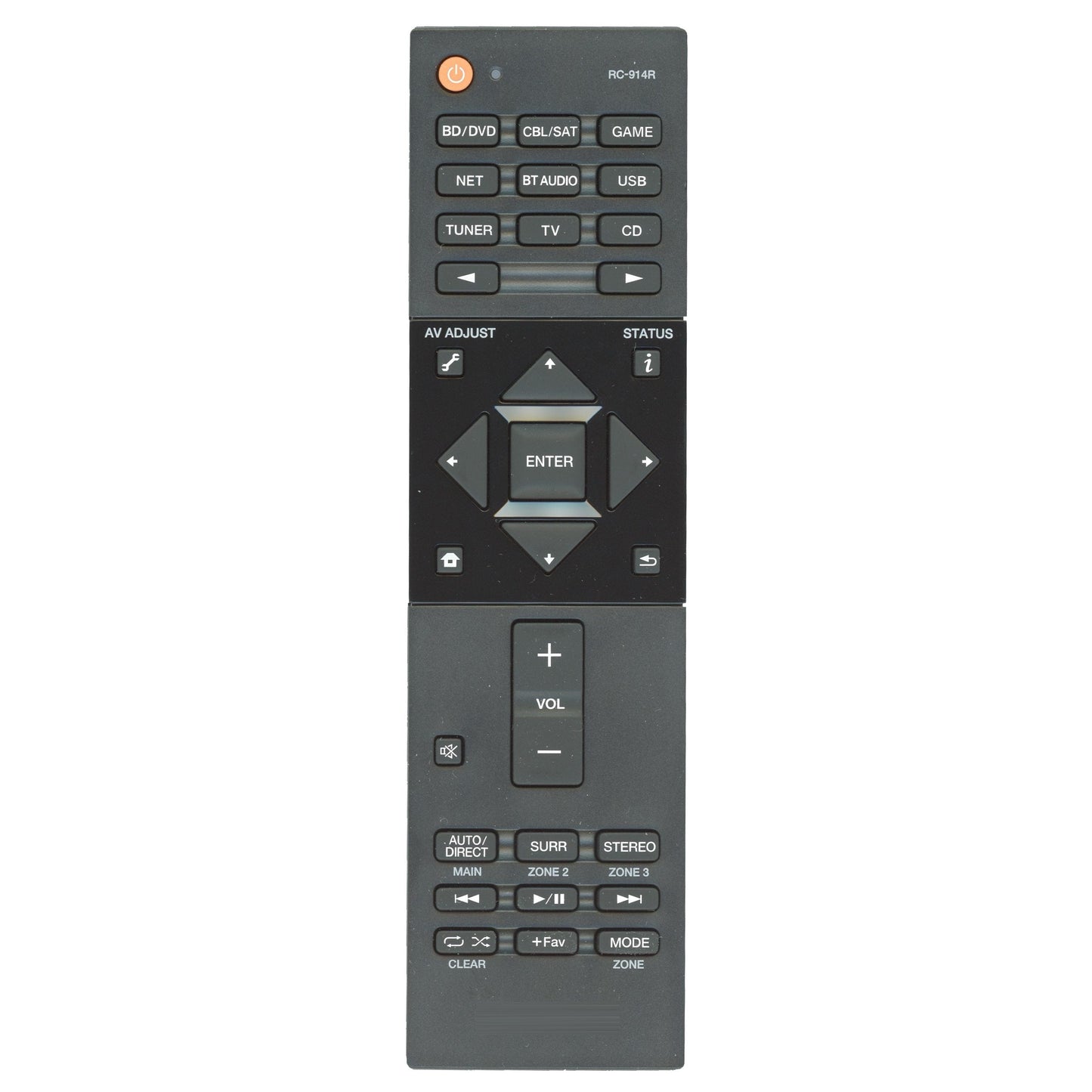 Pioneer RC914R AV Receiver Remote Control - 24140914