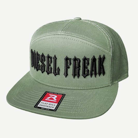 Piston Head Puff Embroidered Cap