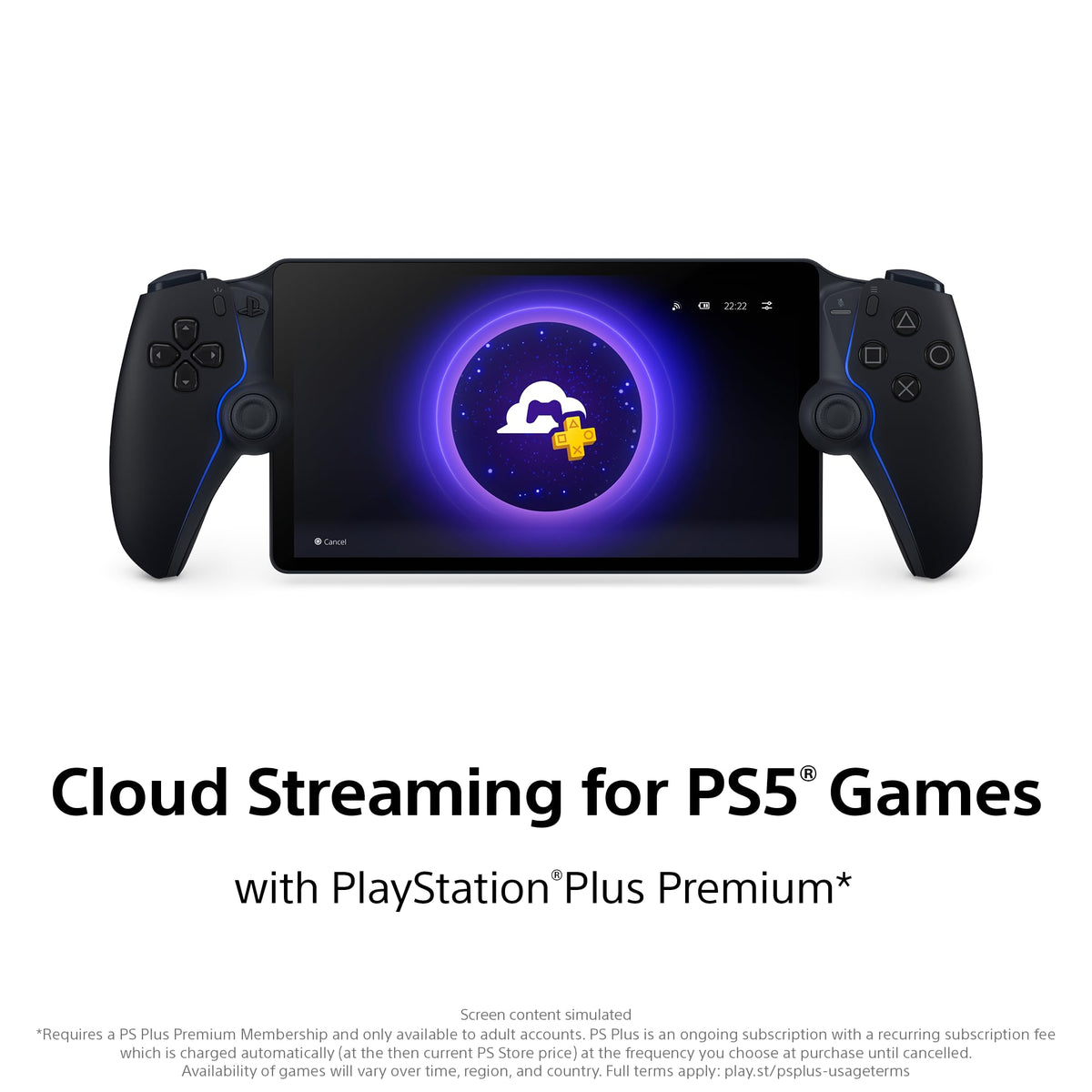 PlayStation 5 Portal Remote Player - Midnight Black