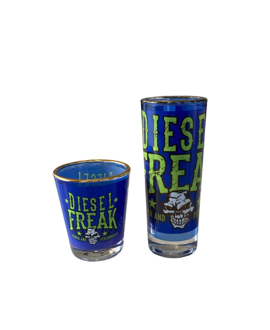 Power and Performance Shot Glass - Gold Rim